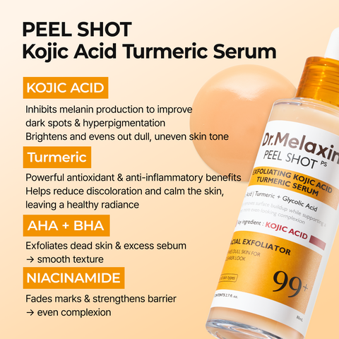 [Dr.Melaxin Exclusive] Kojic Acid Amber Face & Body Care Set